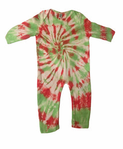 Baby Christmas Swirl Tie Dye Jumpsuit Sale (12-18 Months)